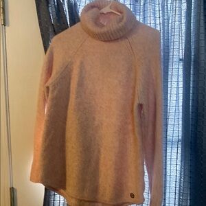 Michael Kors Pink Cowl Turtleneck Sweater